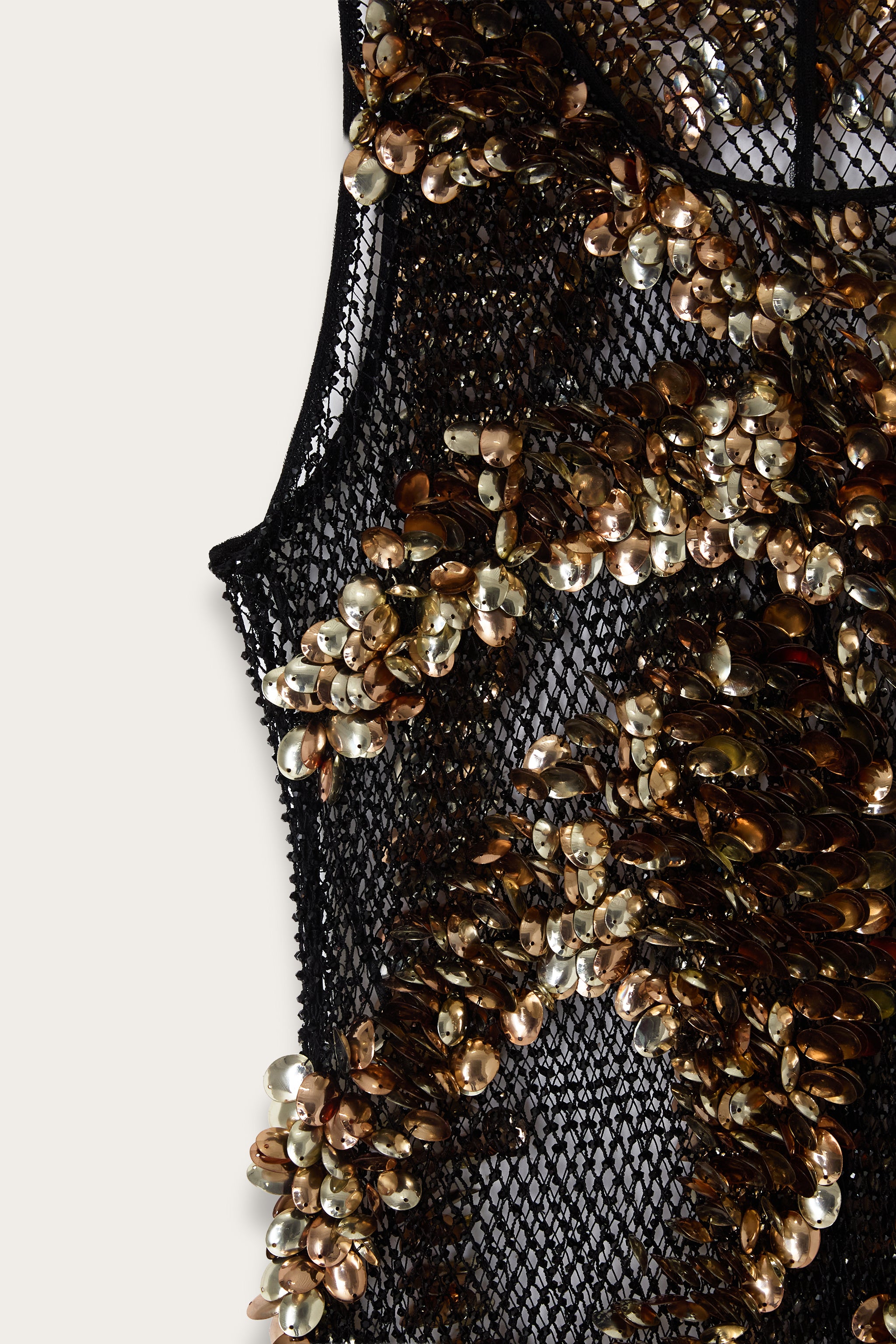 Emilio Pucci Marmo robe longue noire broderie or