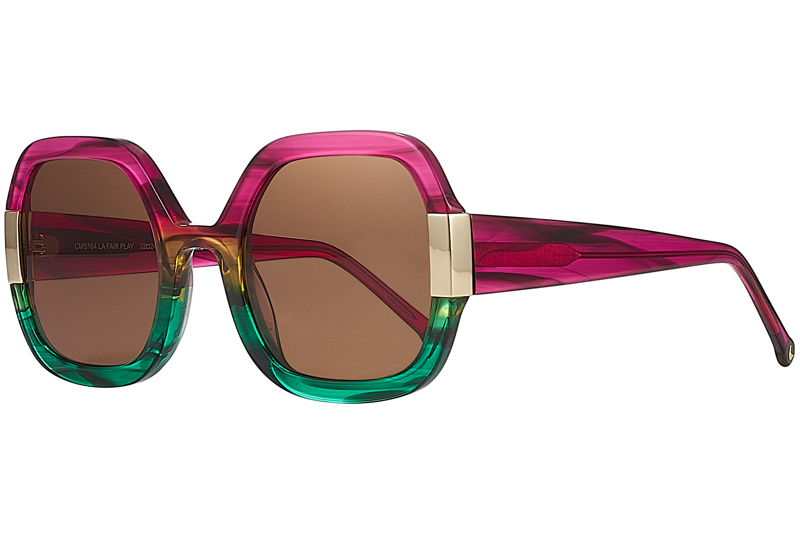 Clémence & Margaux La Fair Play lunettes de soleil Dégradé Violet & Brun