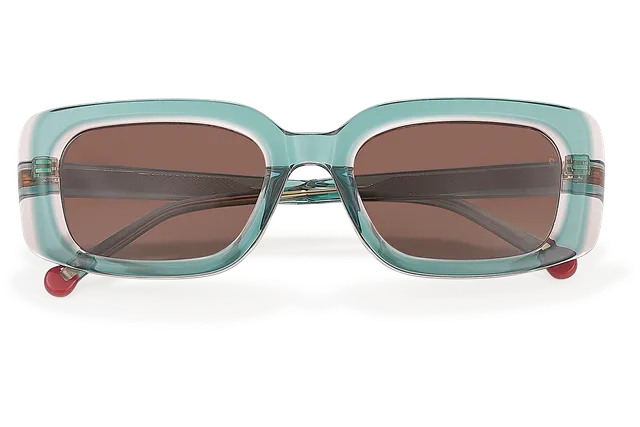 Clémence & Margaux L'Icône lunettes de soleil dégradé vert rose