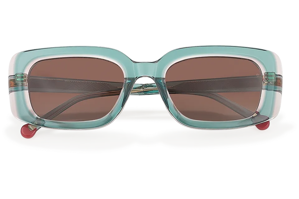 Clémence & Margaux L'Icône lunettes de soleil dégradé vert rose