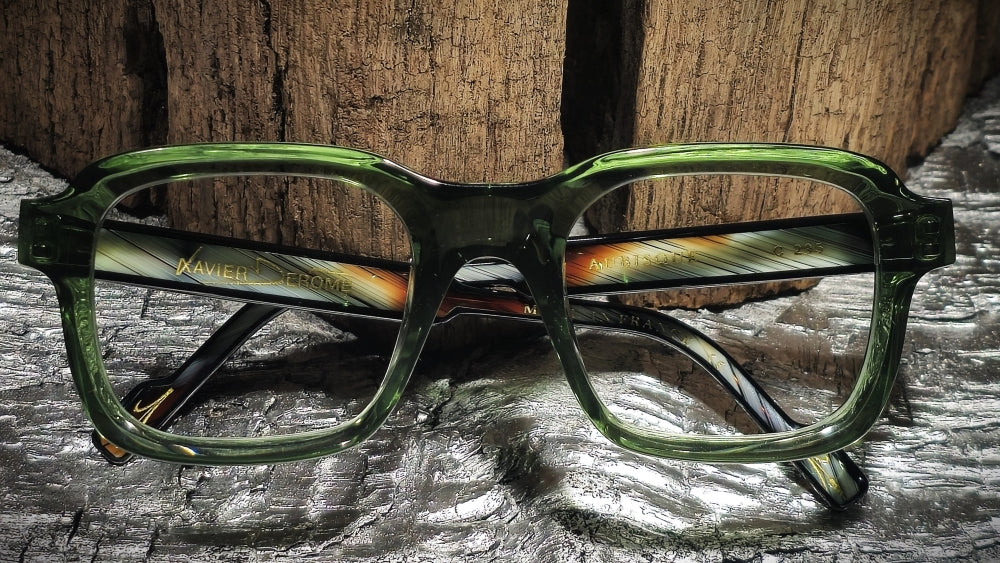 Xavier Derome Aubisque C293 lunettes de vue vert bouteille