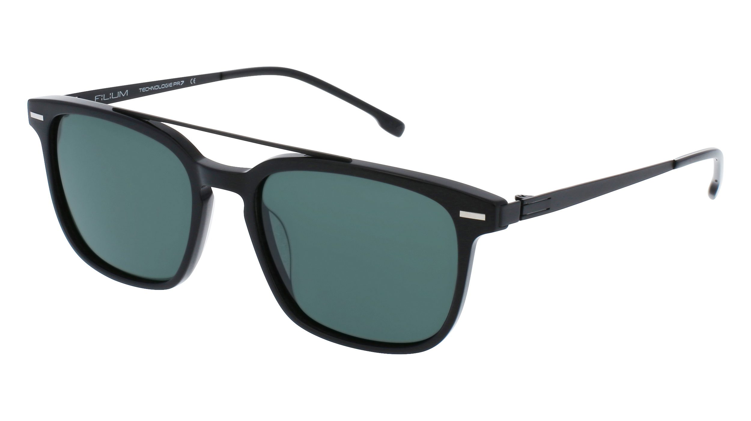 Filium FI S2212 Noir lunettes de soleil homme rectangle