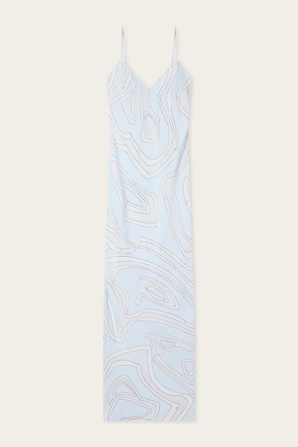 Emilio Pucci Dresses robe soie bleu clair Labirinto