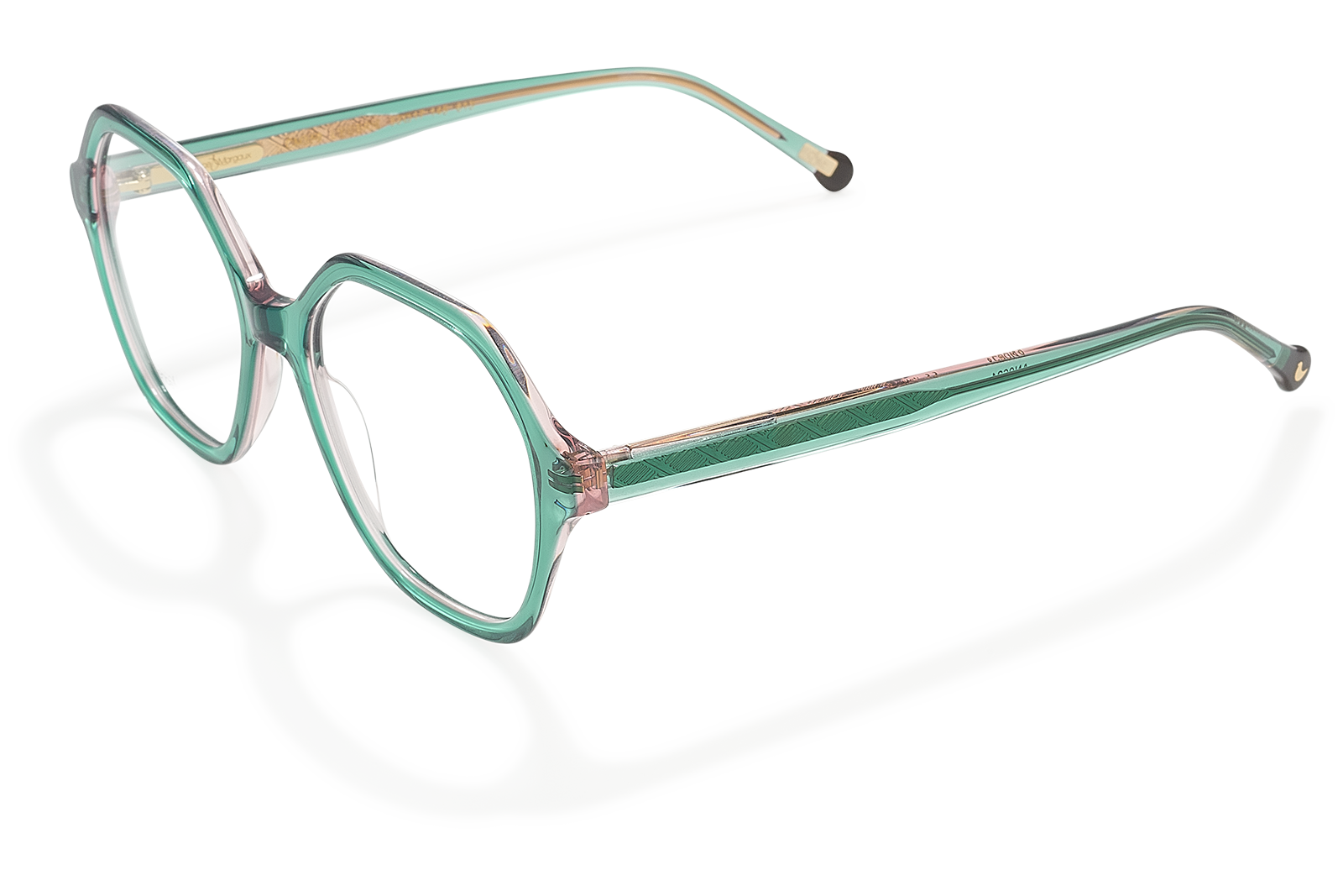 Clémence & Margaux L'Egérie lunettes de vue Noir & Ecaille hexago