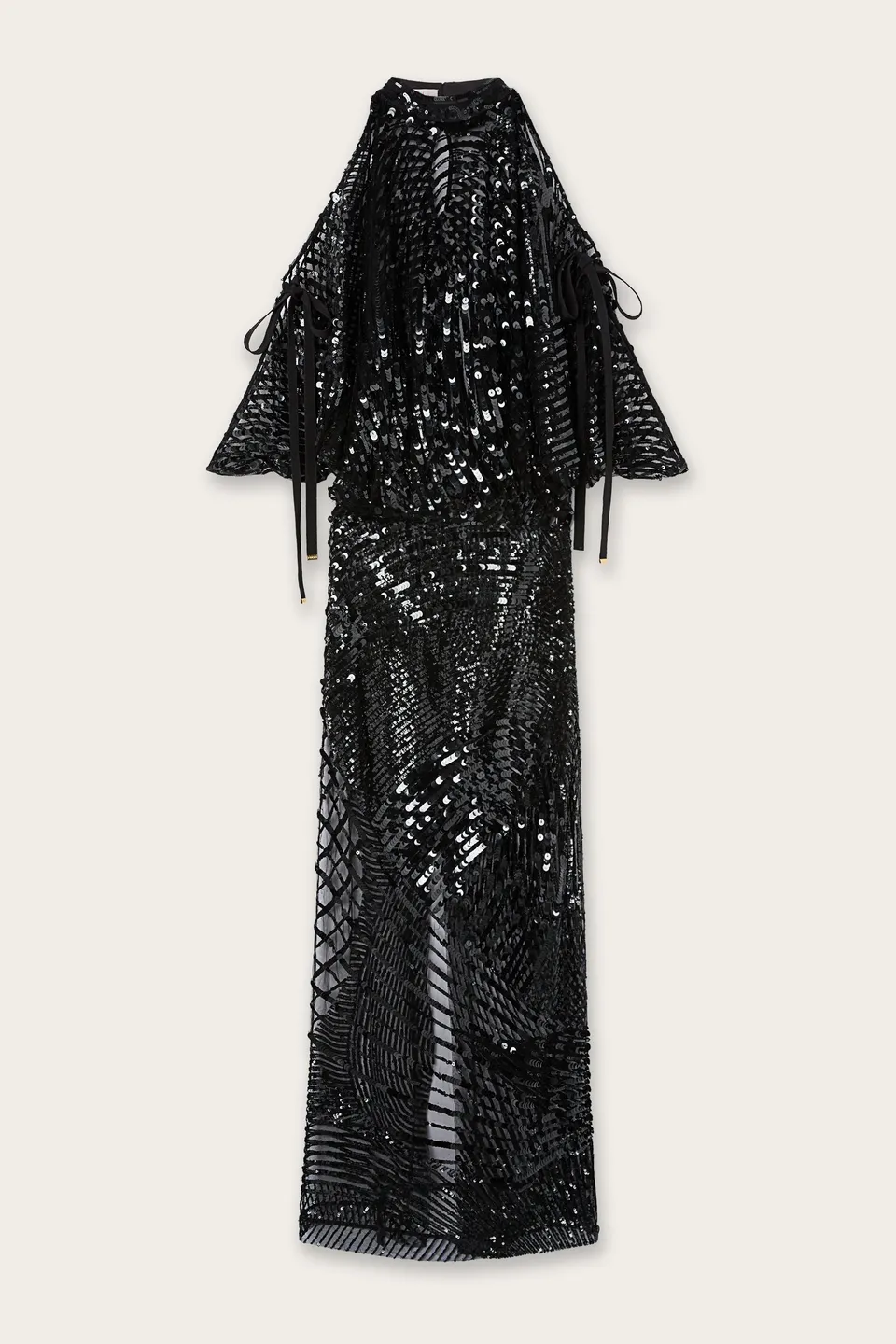 Emilio Pucci Dresses Abito Ricamato robe noire paillettes tulle
