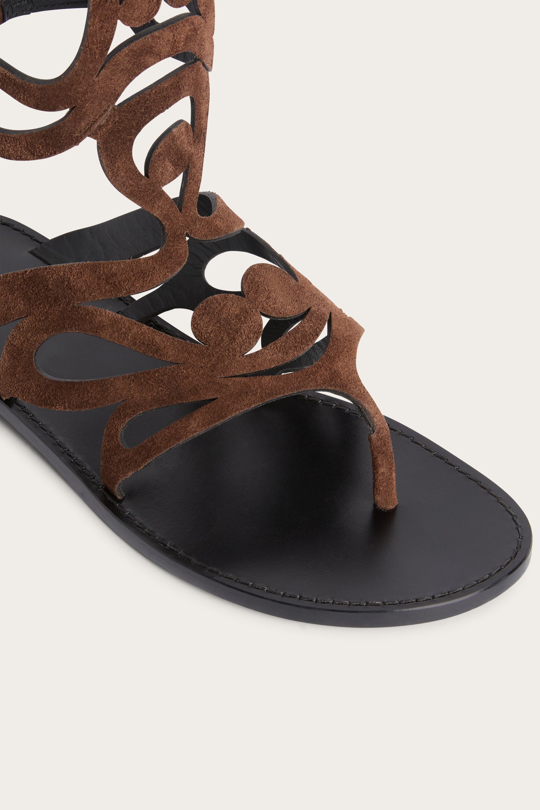 Emilio Pucci Shoes sandales gladiateur chocolat daim 36-41