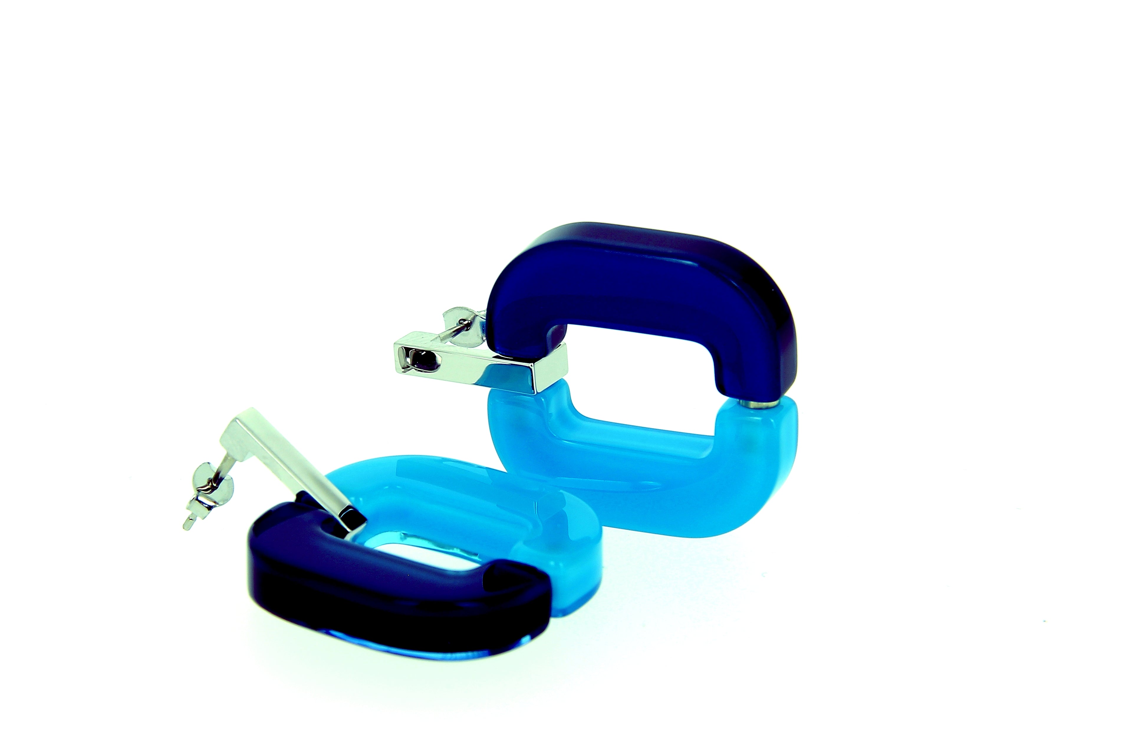 Xavier Derome BO 01 C258-105 boucles d'oreilles acétate