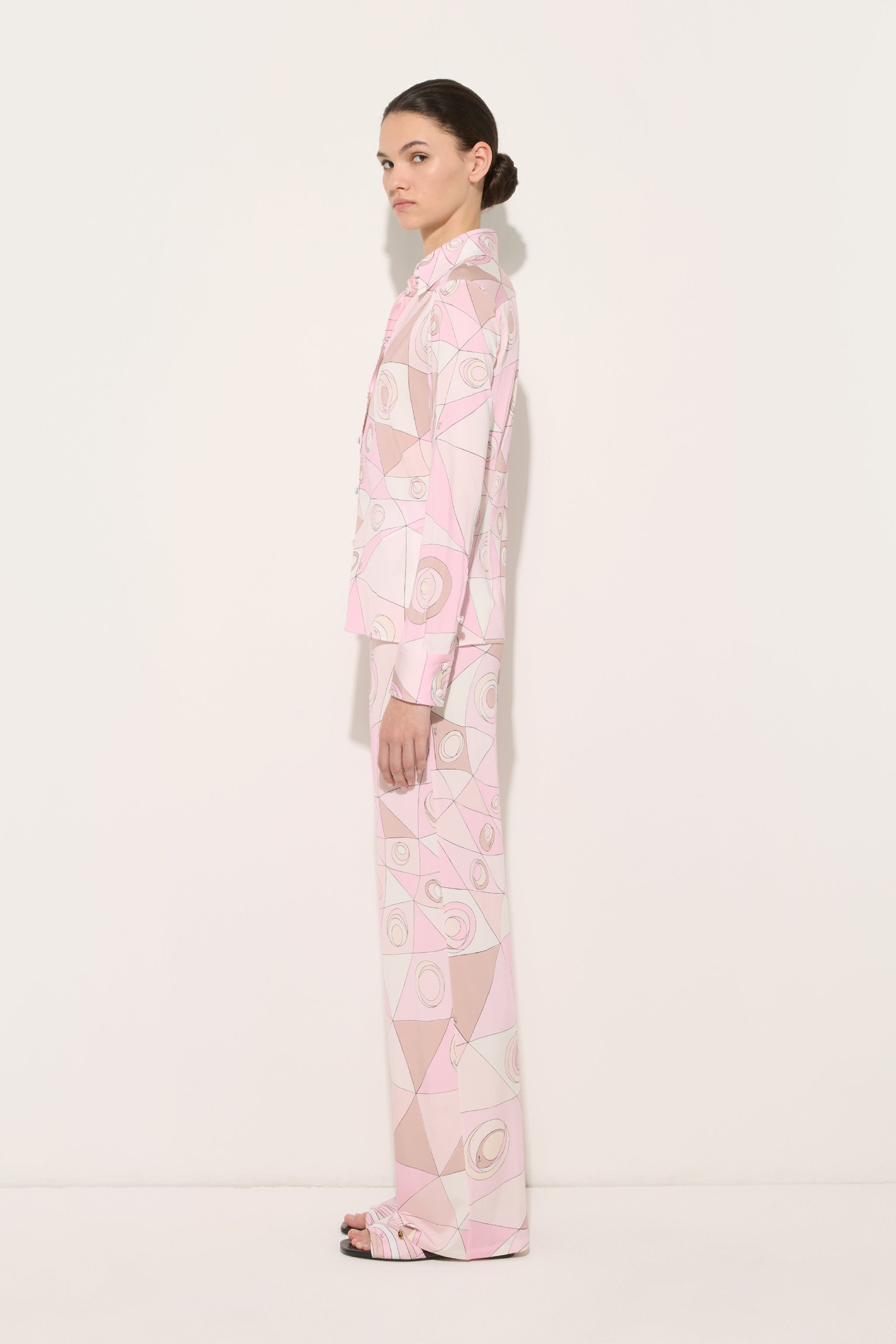 Emilio Pucci Occhi 6HJT326H957062 Pantalon jersey Pink/Nude