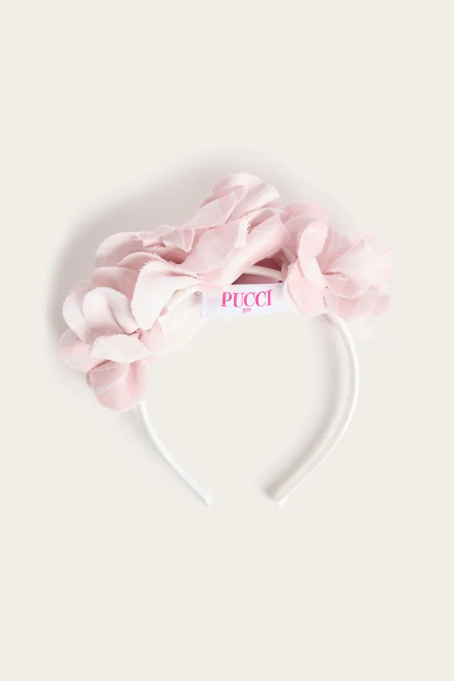 Emilio Pucci Marmo serre-tete rose OS