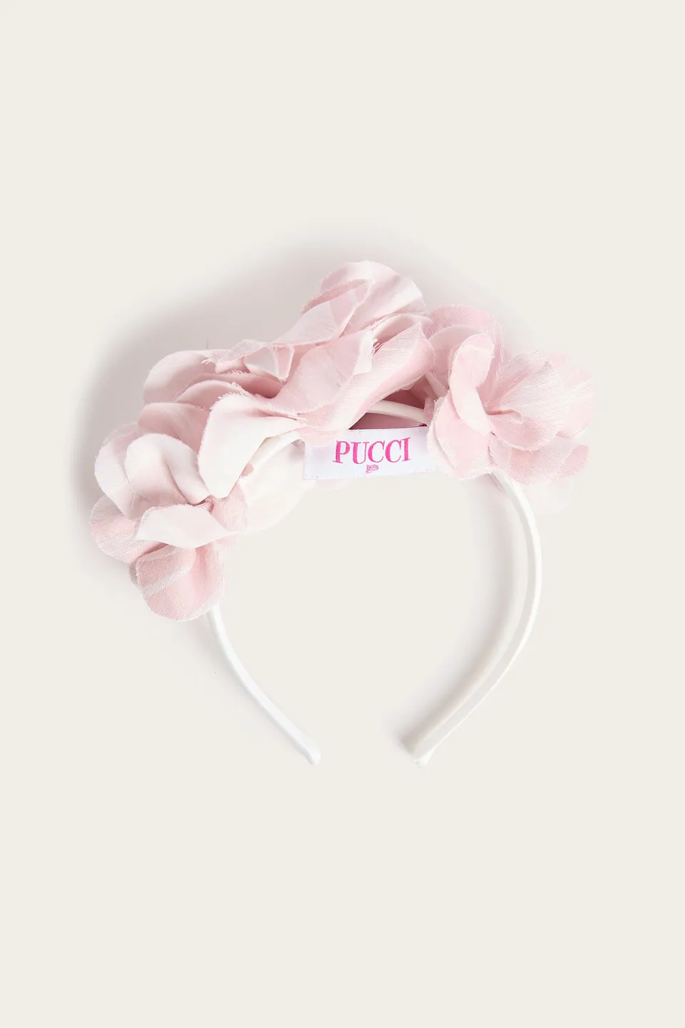 Emilio Pucci Marmo serre-tete rose OS