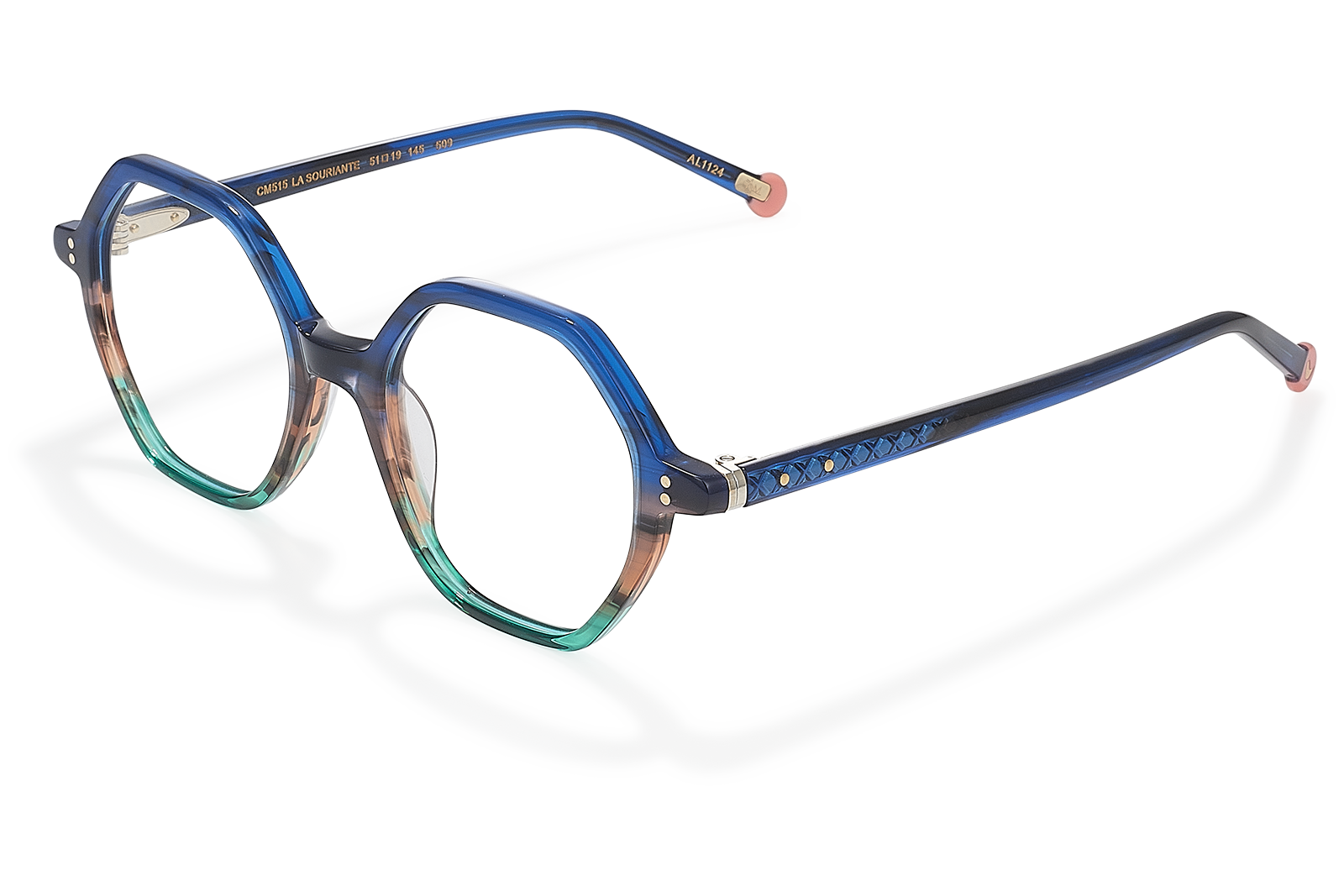 Clémence & Margaux La Souriante lunettes de vue brun rose