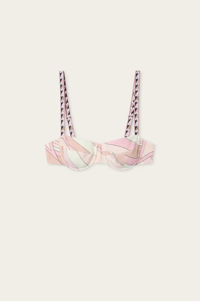Emilio Pucci Top 6HRM446H939054 éponge rose