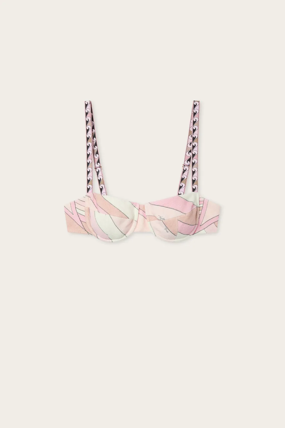 Emilio Pucci Top 6HRM446H939054 éponge rose