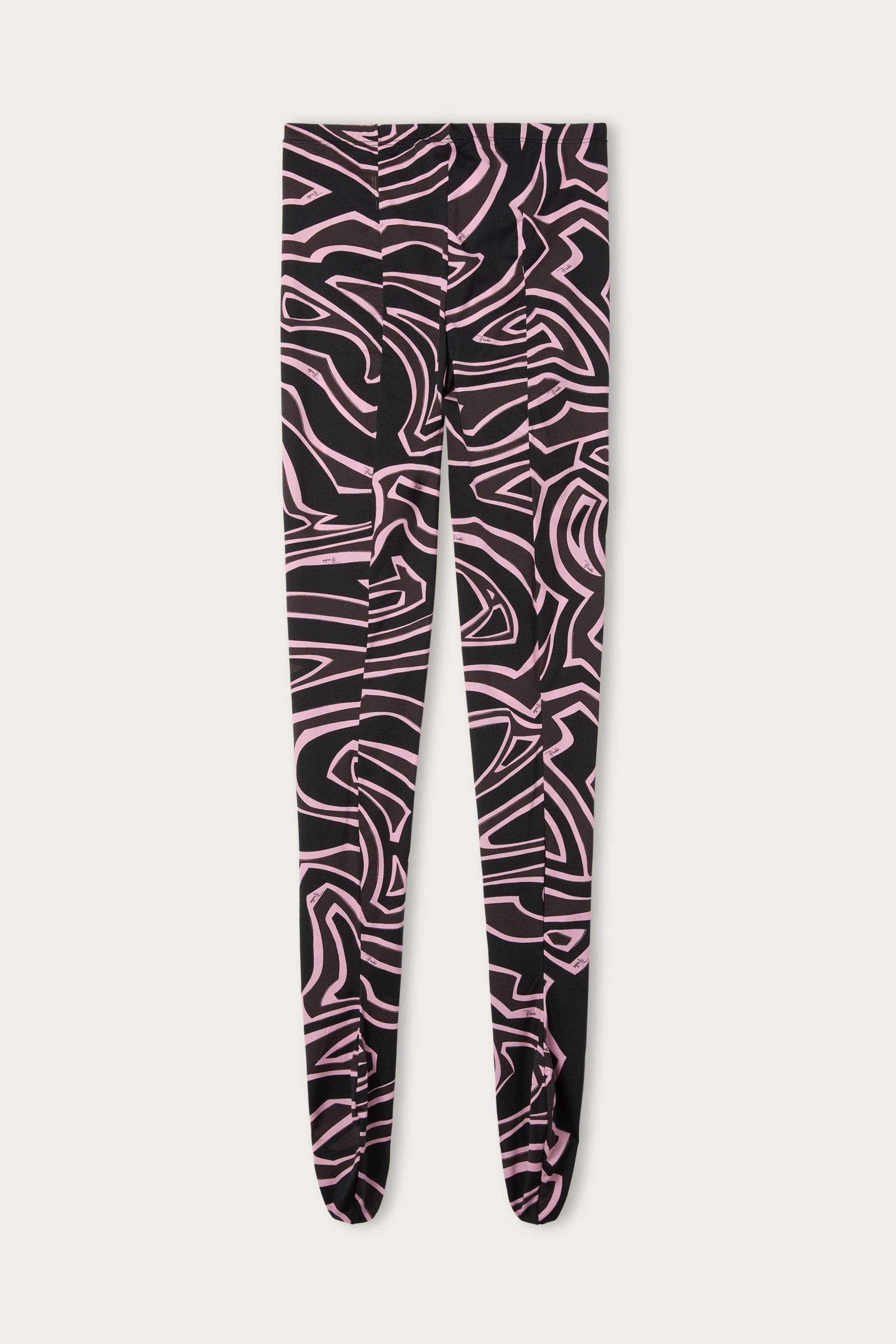 Emilio Pucci Labirinto Collant 50 Den Kaki Rose