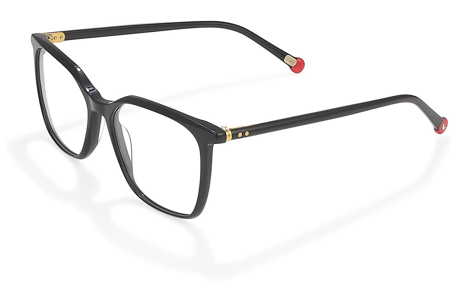 Clémence & Margaux Optiques L'Ecrivaine lunettes de vue noir rectangulaire