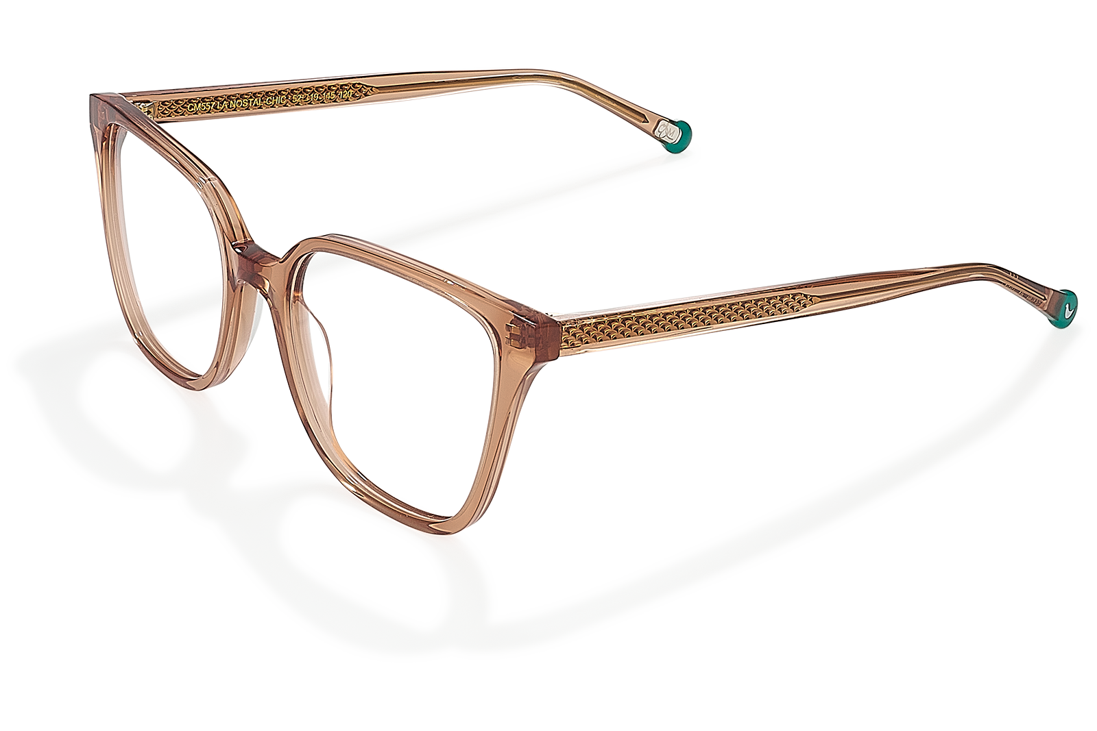 Clémence & Margaux La Nostal-Chic lunettes de vue Rose Nude carré
