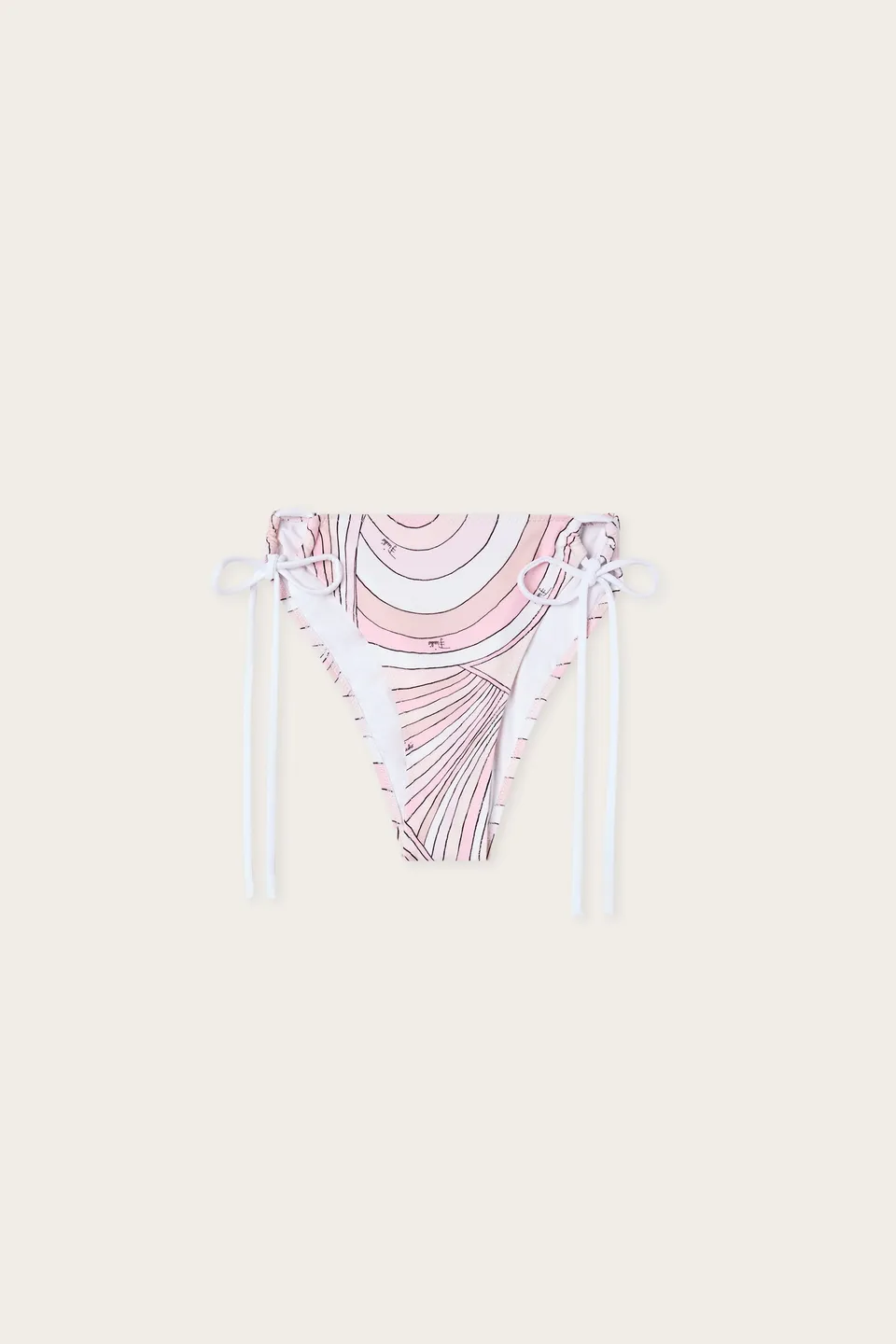 Emilio Pucci Bikini Slip Iride bas maillot rose nude