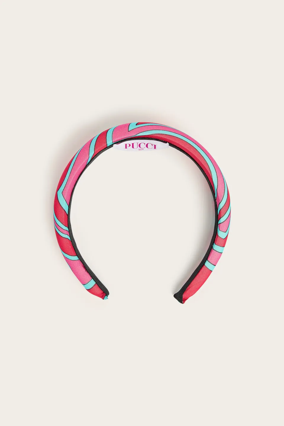 Emilio Pucci Labirinto serre-tête rouge fuchsia taille unique