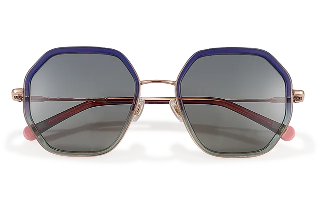 Clémence & Margaux Petite-Perle lunettes de soleil dégradé bleu polarisé