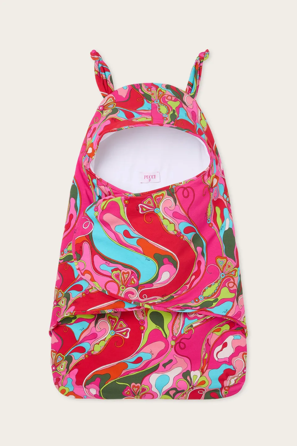 Emilio Pucci Orchidee nid bébé fuchsia coton taille unique