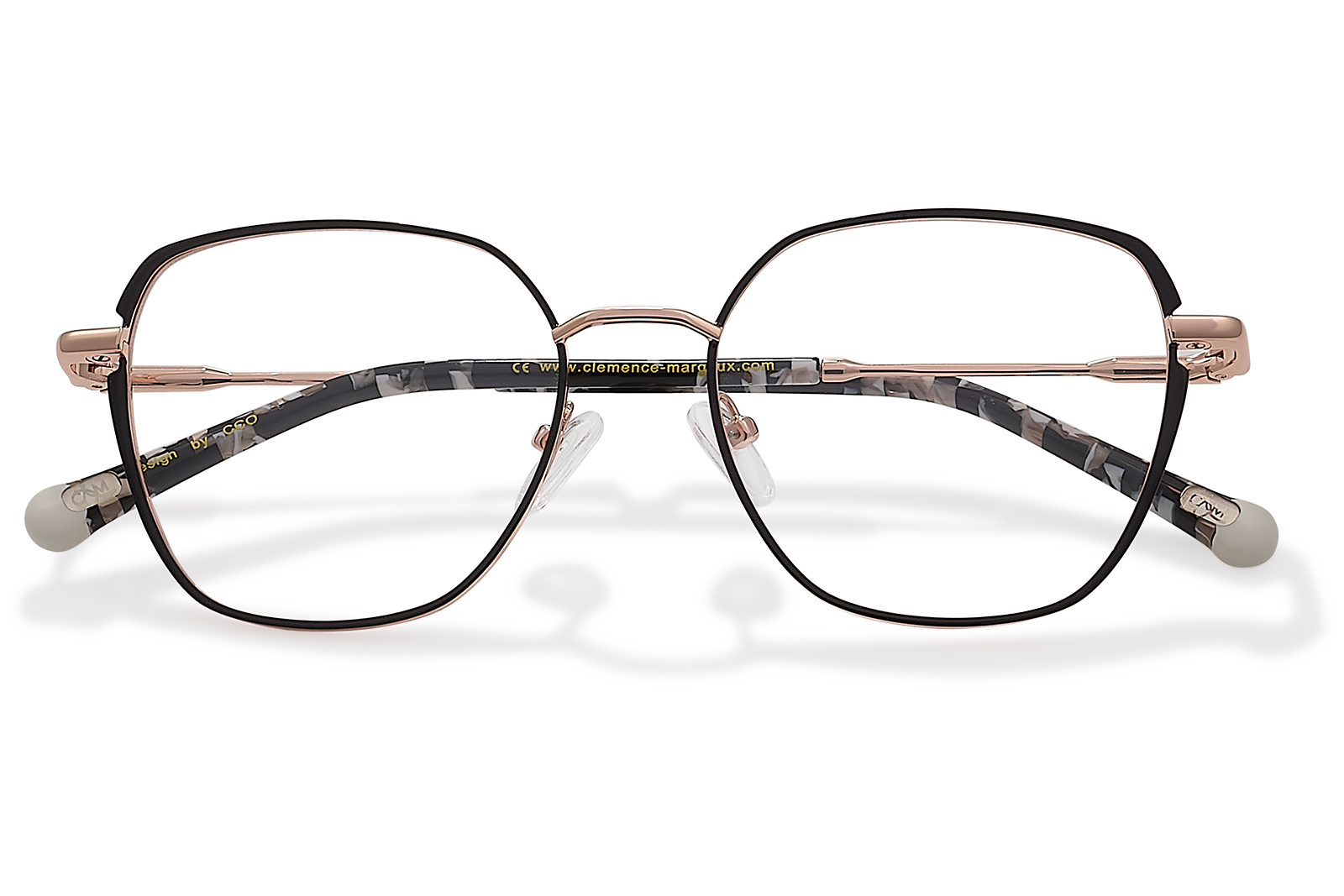 Clémence & Margaux L'Eclatante lunettes de vue noir doré
