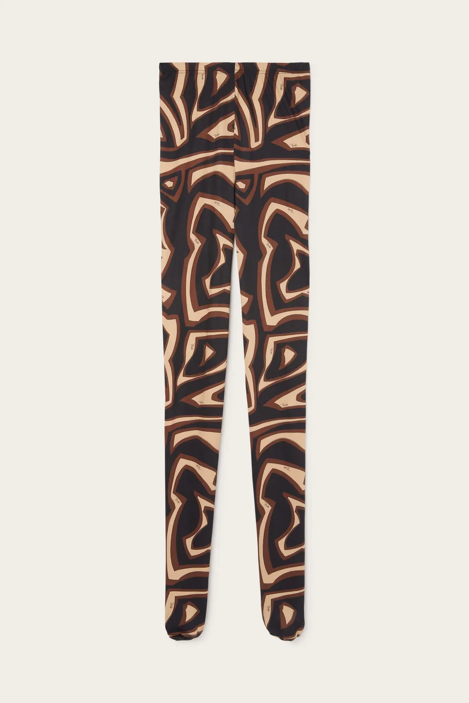 Emilio Pucci Labirinto collant noir or 50 den S