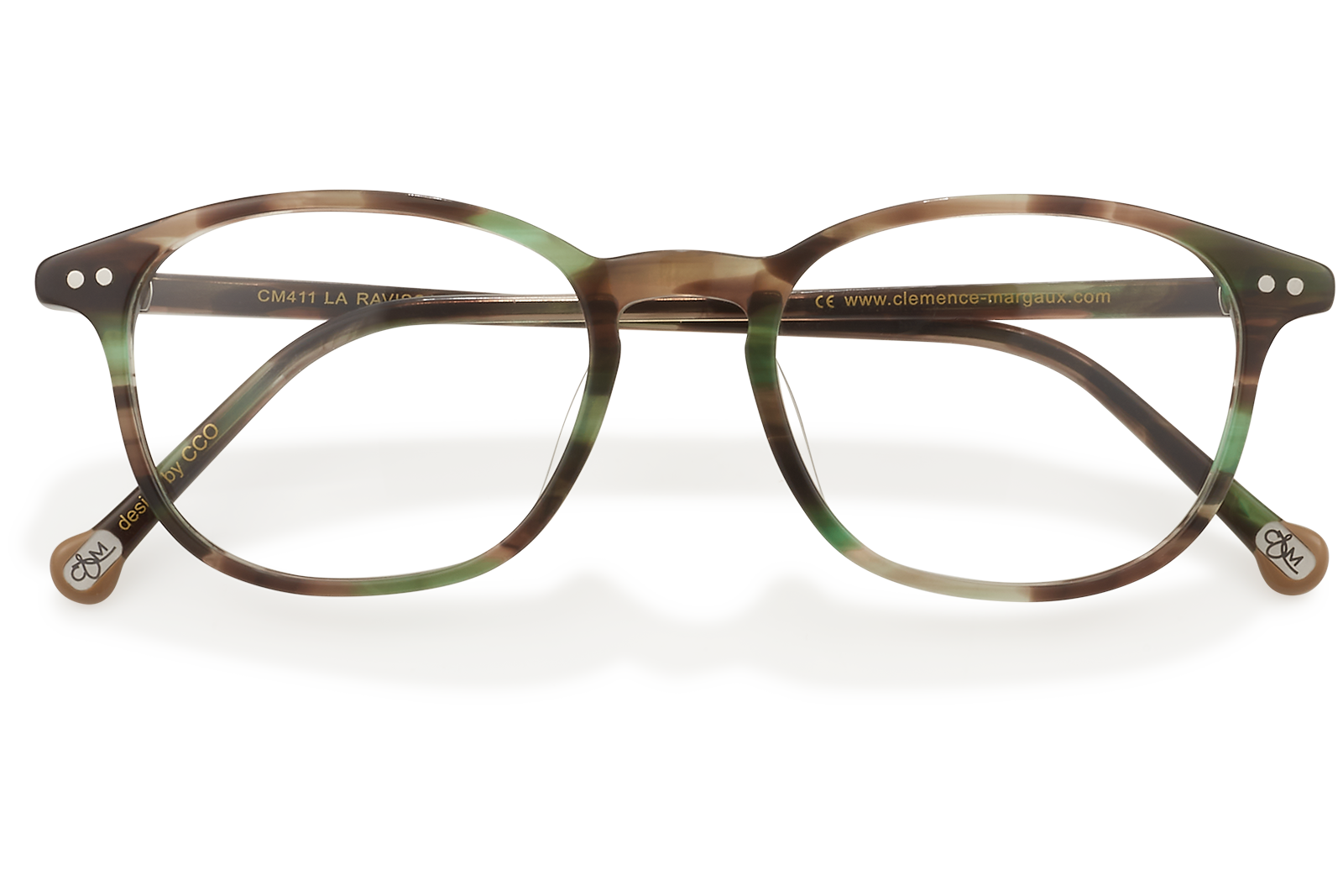 Clémence & Margaux La Ravissante lunettes de vue brun vert
