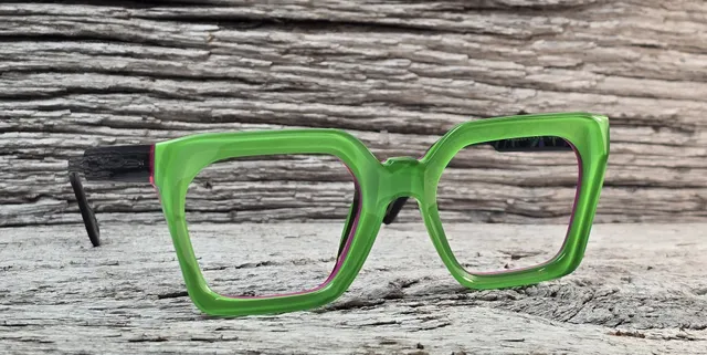 Xavier Derome Belledonne C297 lunettes de vue vert pomme