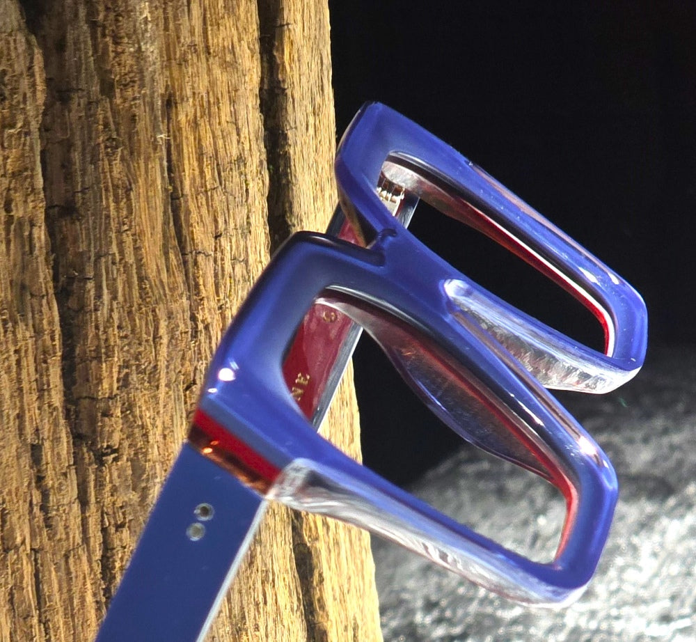 Xavier Derome Belledonne C273 monture lunettes bleu nuit