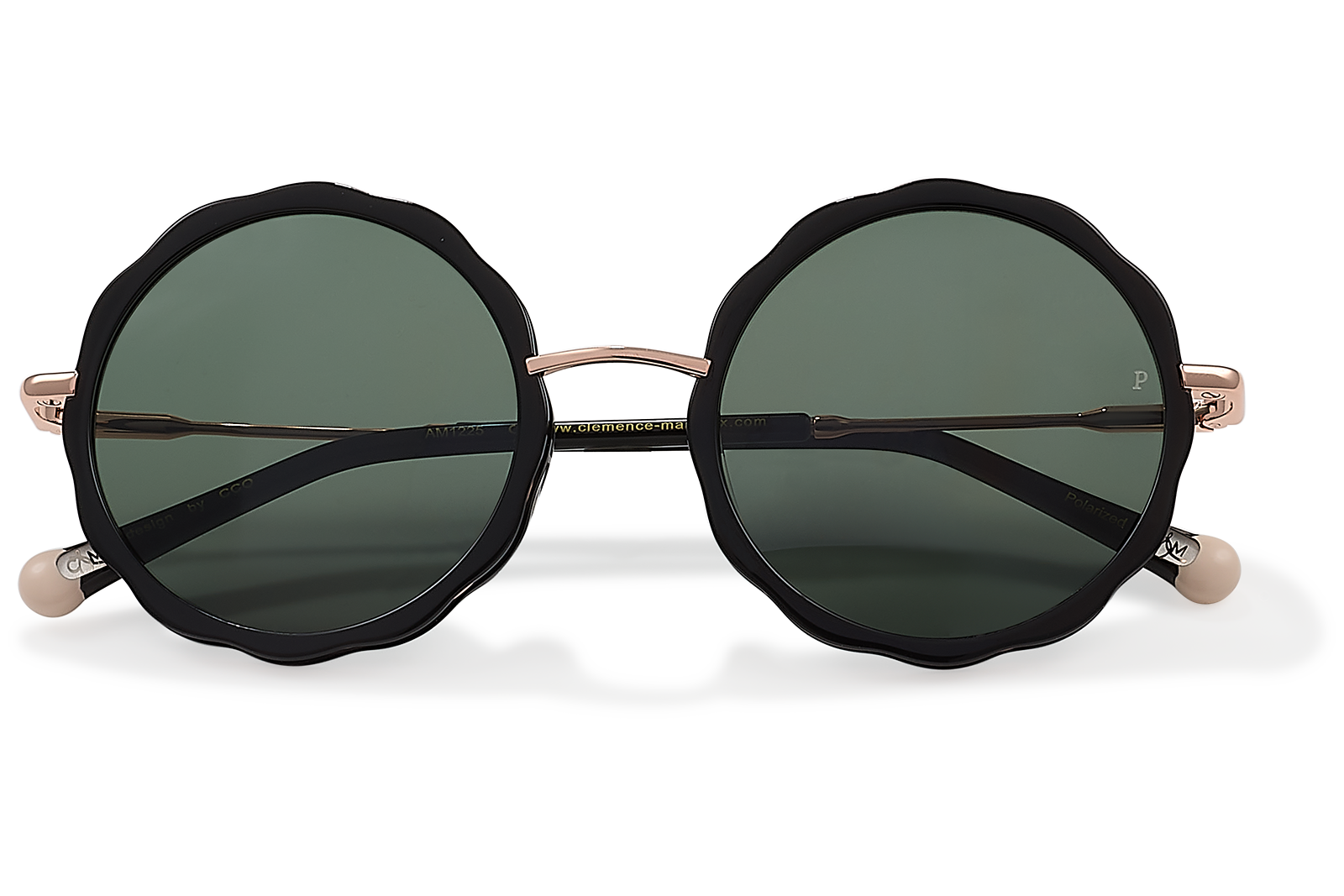 Clémence & Margaux Solaires La Palmina lunettes de soleil noir polarisé
