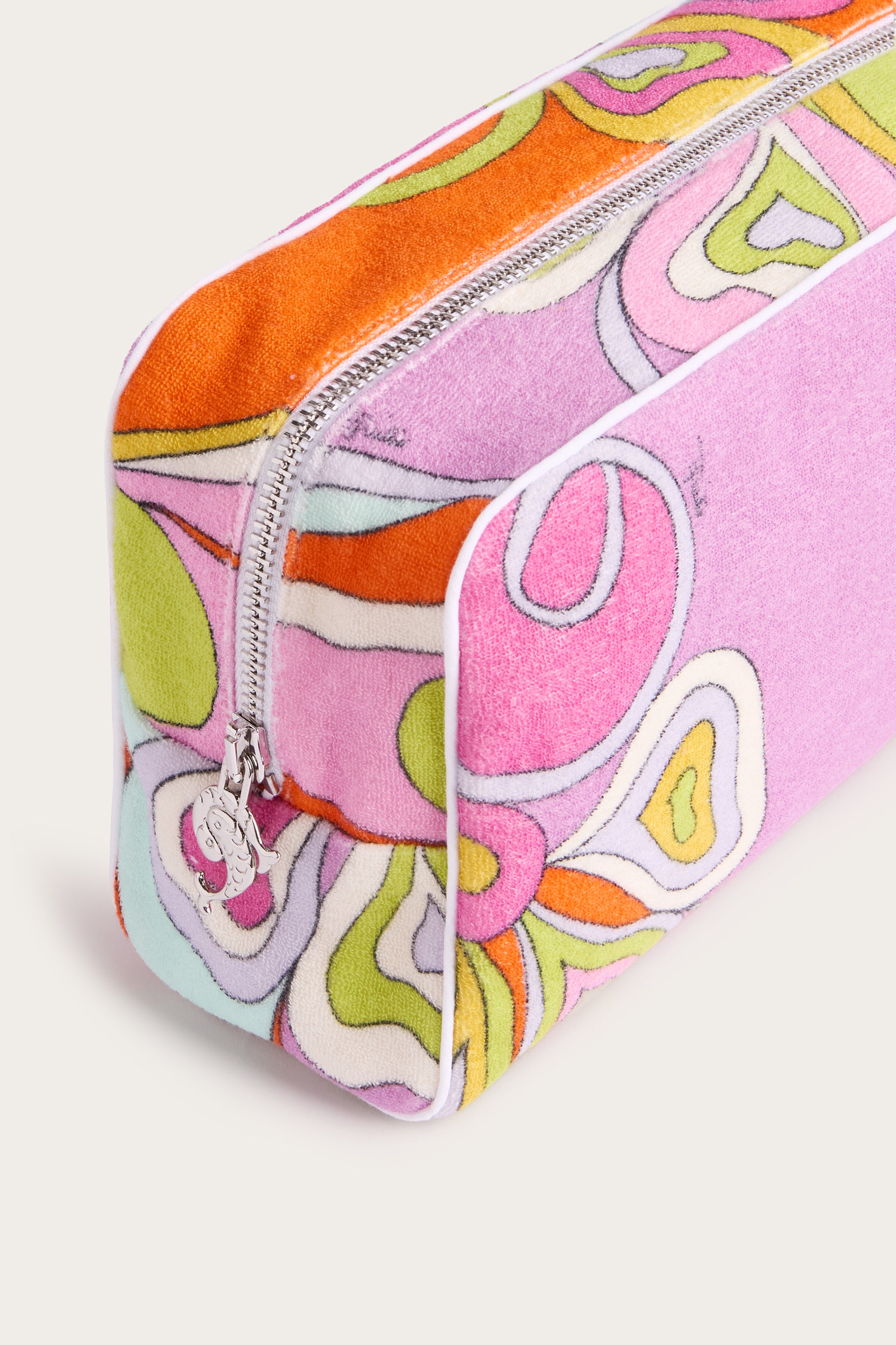 Emilio Pucci Orchidee Beauty case coton multicolore