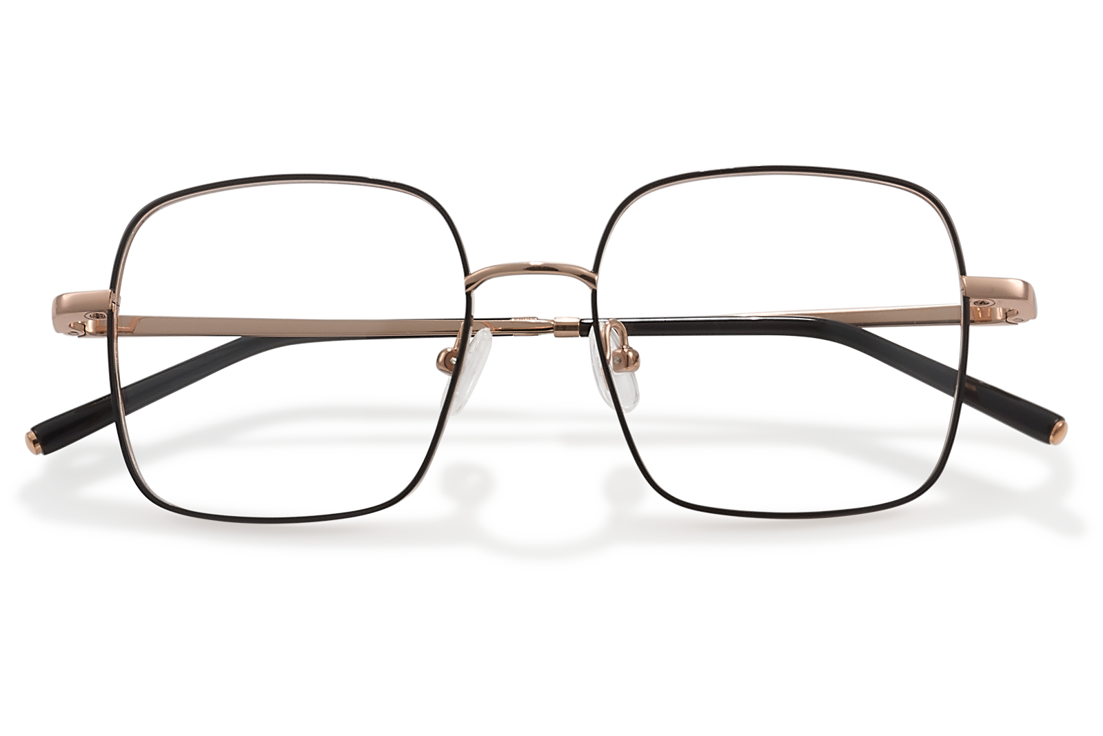 Clémence & Margaux La Felicita lunettes de vue doré carrée