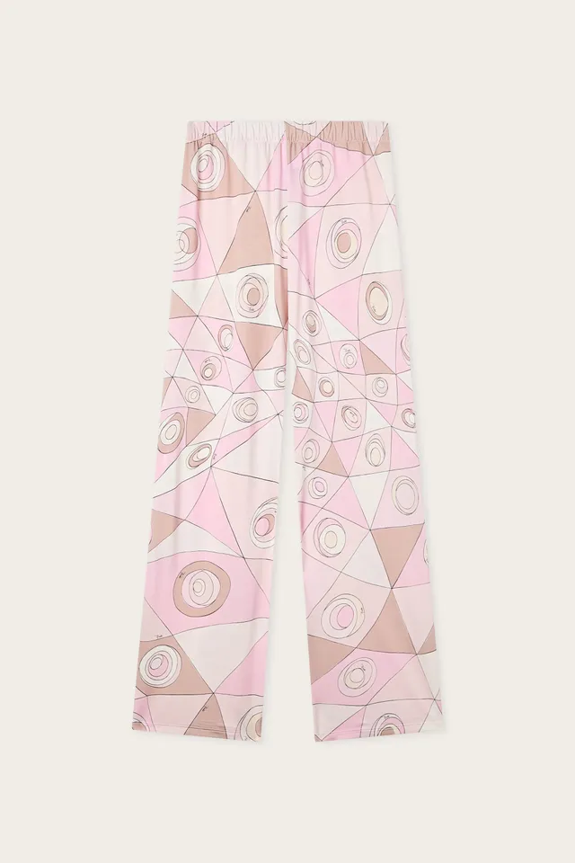 Emilio Pucci Occhi 6HJT326H957062 Pantalon jersey Pink/Nude