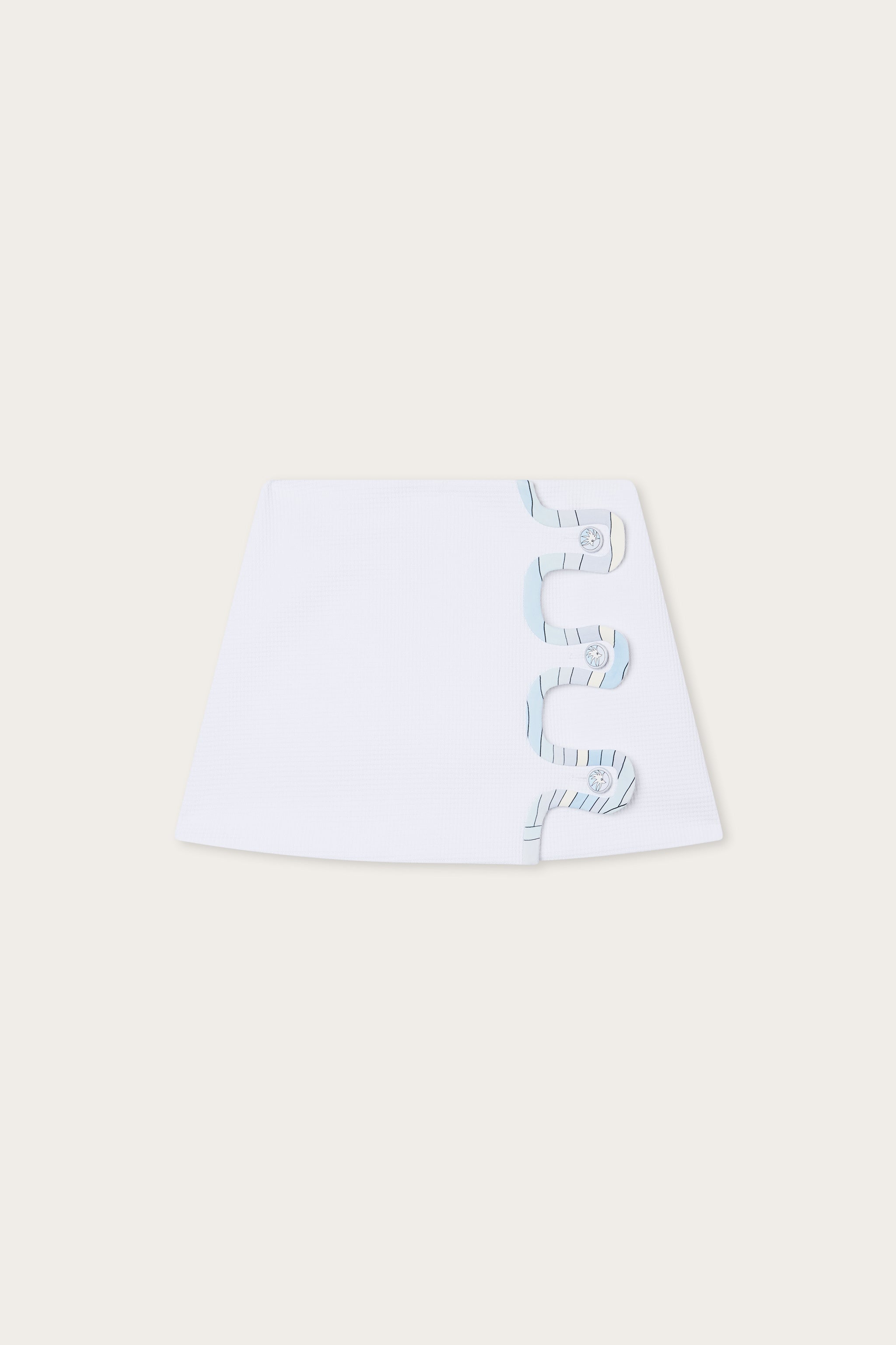 Emilio Pucci SKIRTS Tecno Poudre jupe blanche courte