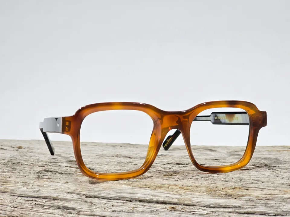 Xavier Derome Aubisque C213 lunettes de vue ambre miel