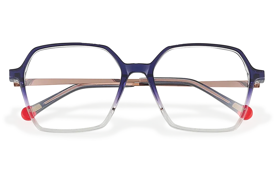 Clémence & Margaux La Bella Vista lunettes de vue Noir hexagonale