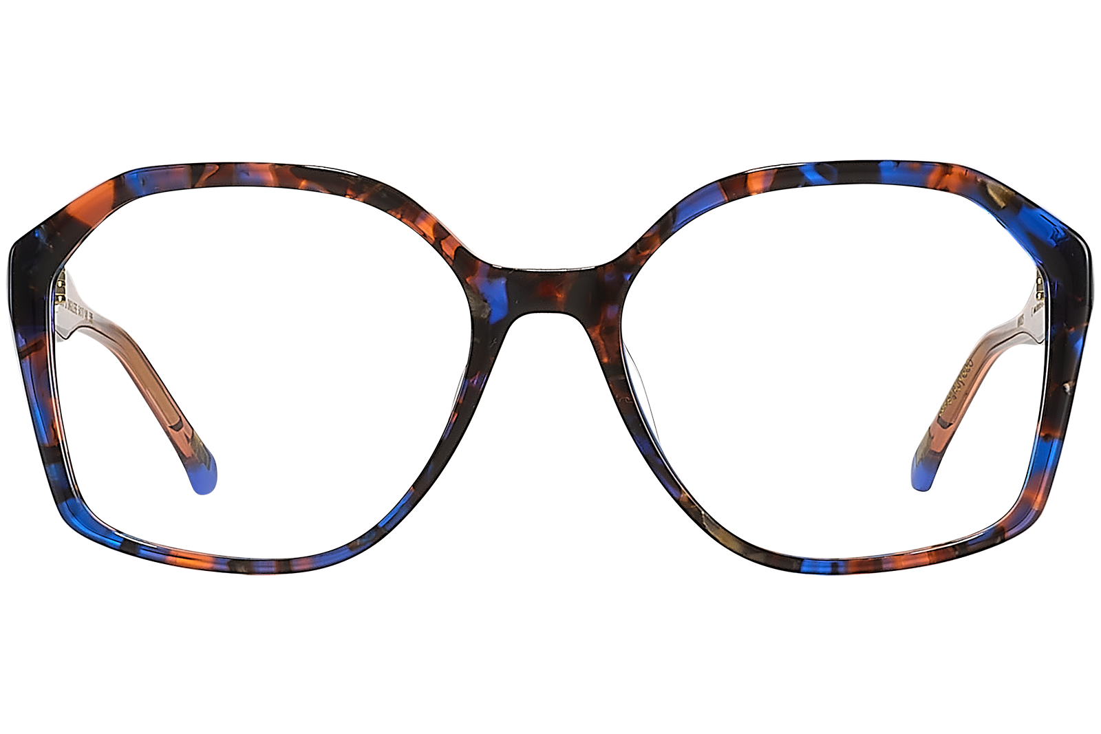 Clémence & Margaux La Singulière lunettes de vue Noir & Doré moderne