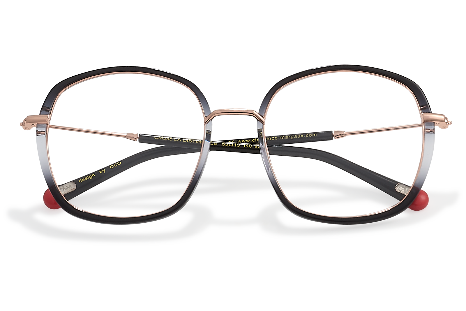 Clémence & Margaux La Distinguée lunettes de vue Bleu carrée