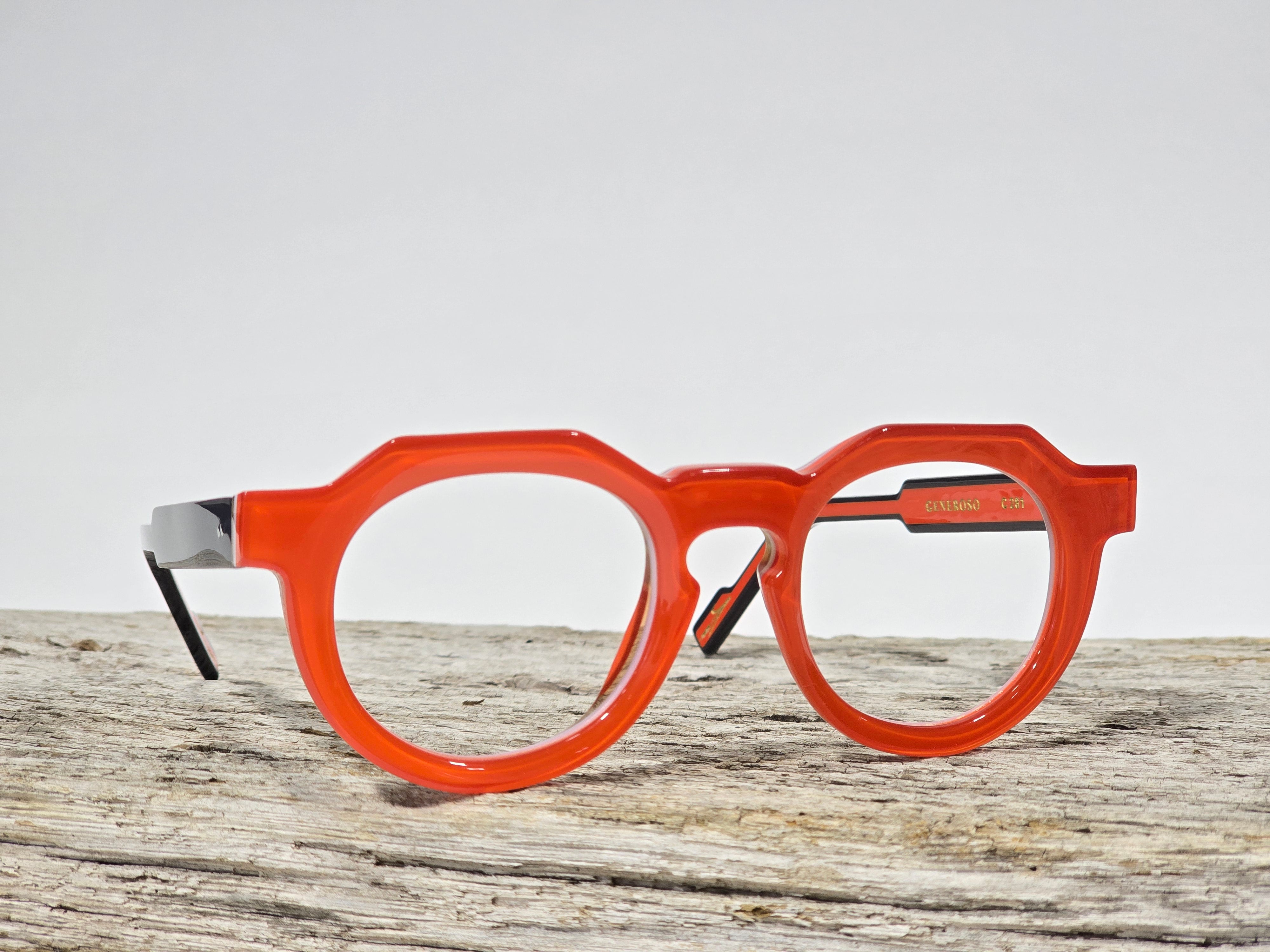 Xavier Derome Generoso C281 lunettes de vue orange
