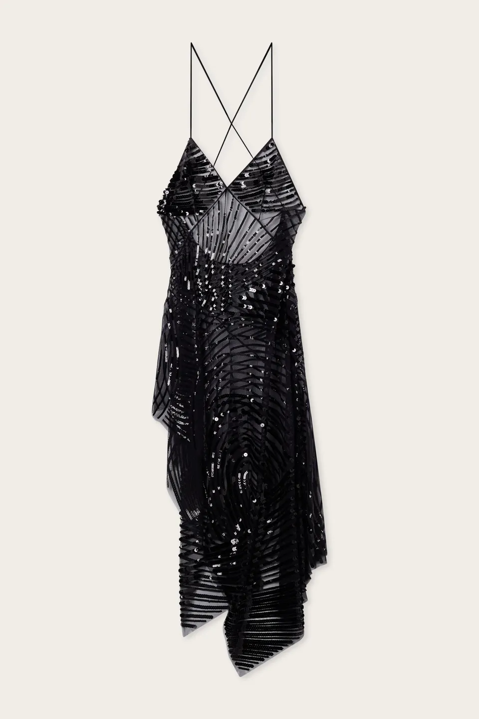Emilio Pucci Dresses 6HRI086H897999 robe tulle paillettes noire