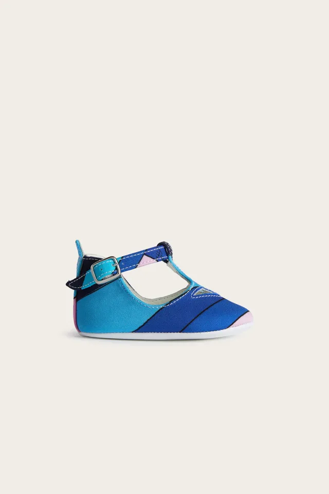 Emilio Pucci ballerines Iride cady bleu clair bébé