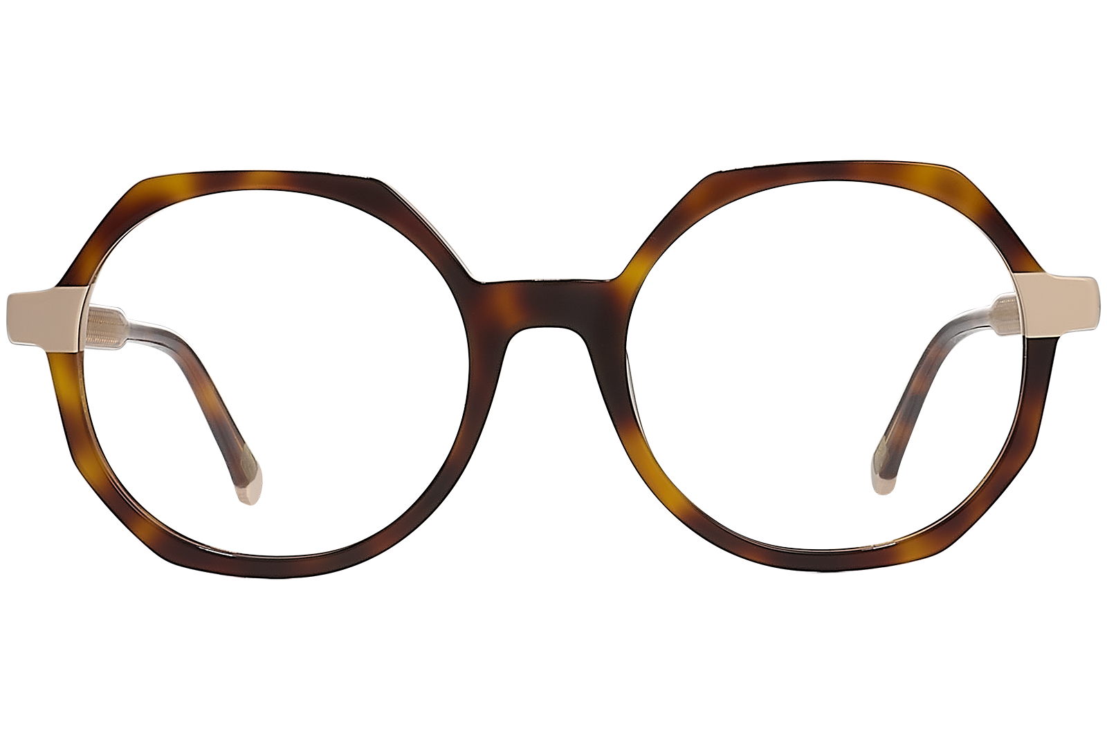 Clémence & Margaux La Trendy lunettes de vue ronde noir cristal