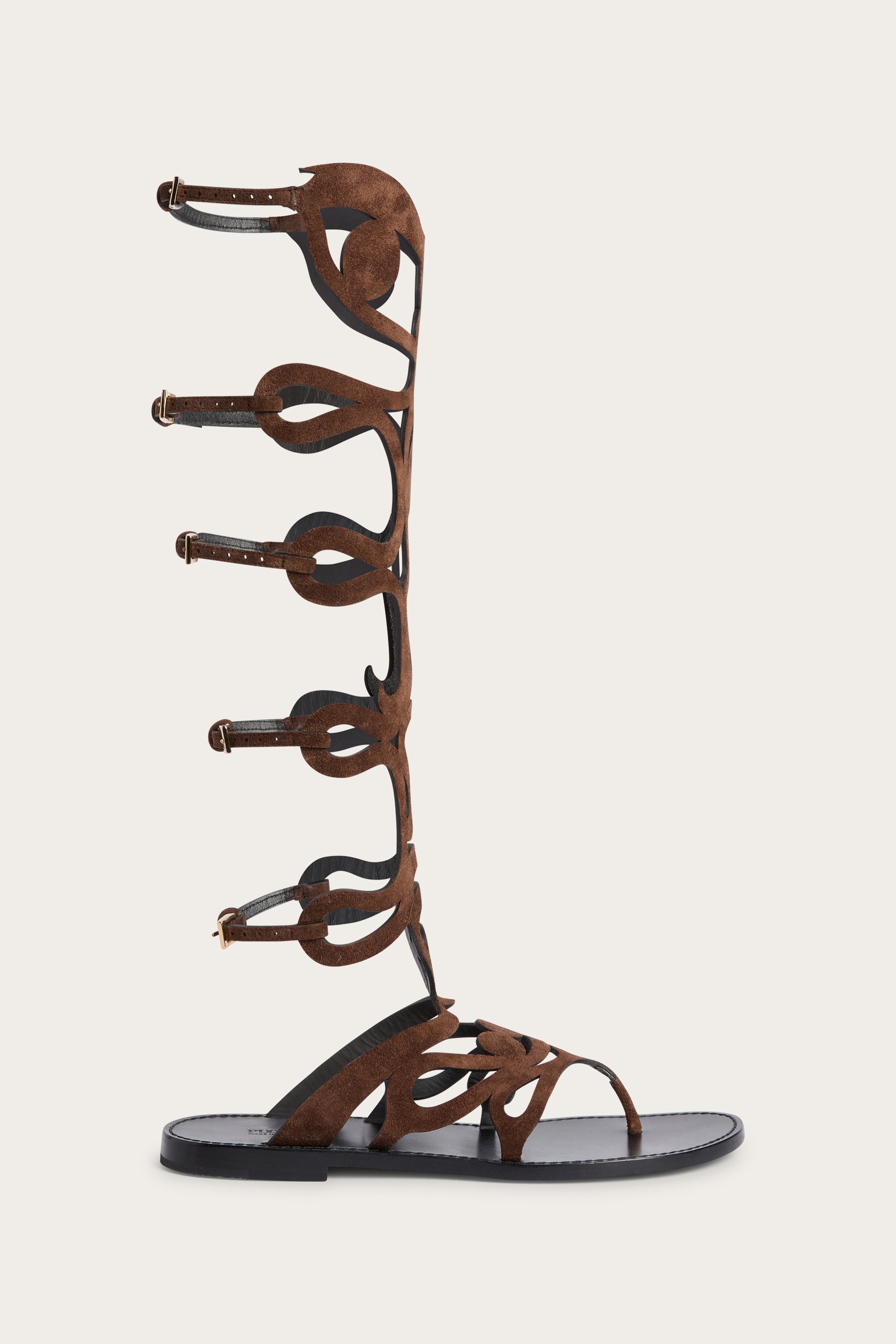 Emilio Pucci Shoes sandales gladiateur chocolat daim 36-41