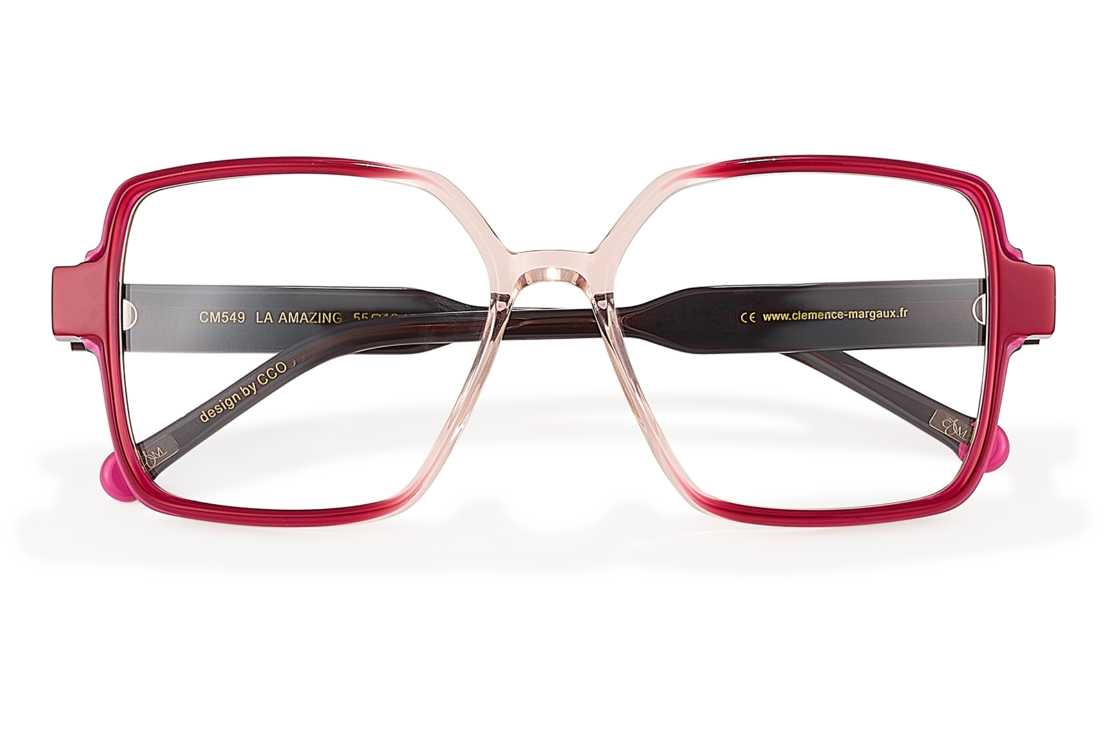 Clémence & Margaux La Amazing lunettes de vue rouge femme