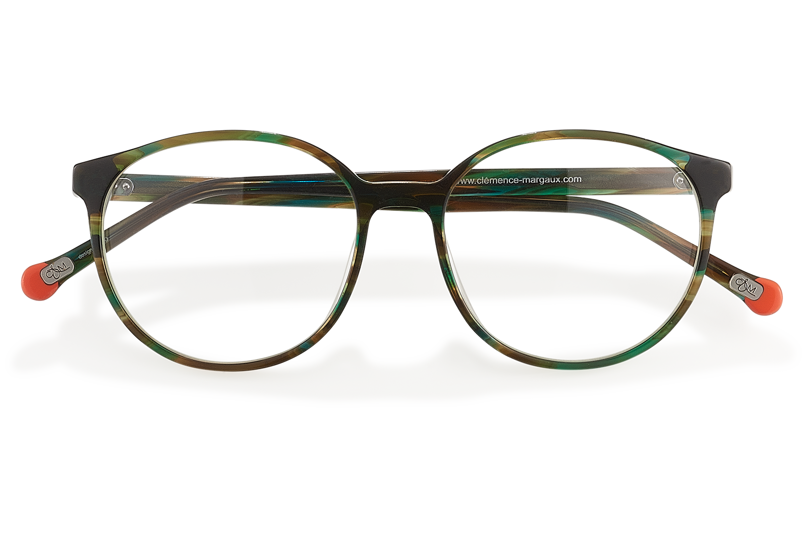 Clémence & Margaux Optiques La Magique lunettes de vue Vert & Brun