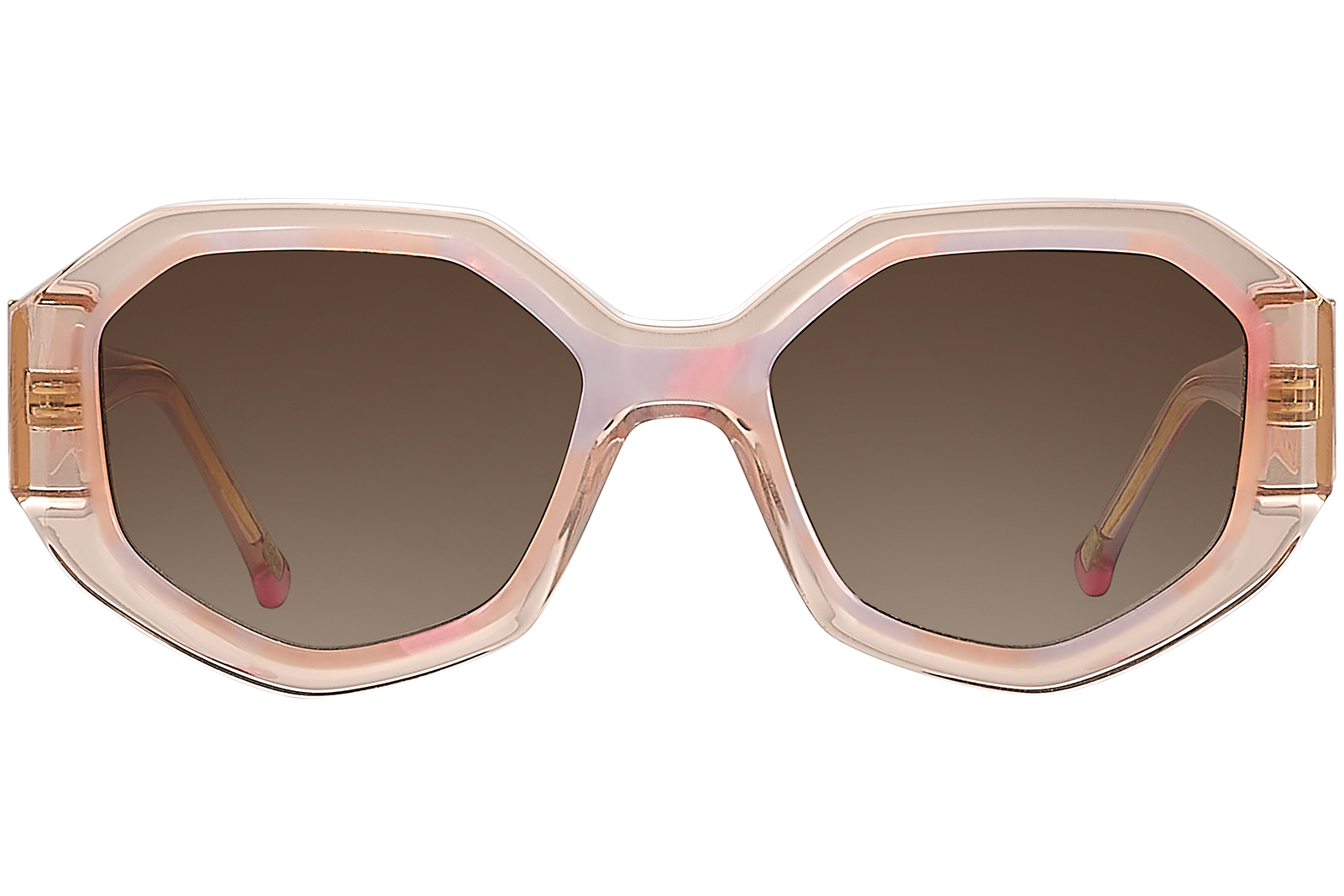 Clémence & Margaux La Zanzibar lunettes de soleil polarisées écaille rose