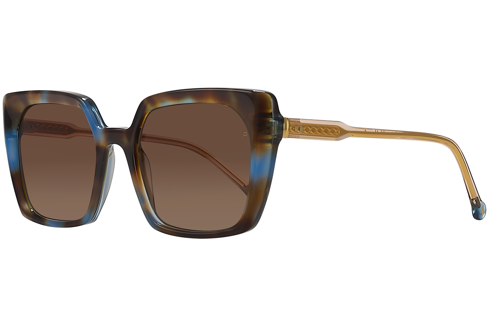 Clémence & Margaux Sensuelle lunettes de soleil Brun polarisé