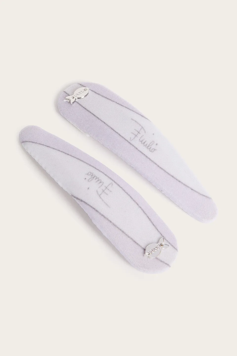 Emilio Pucci Marmo barrette cheveux lavande lot de 2