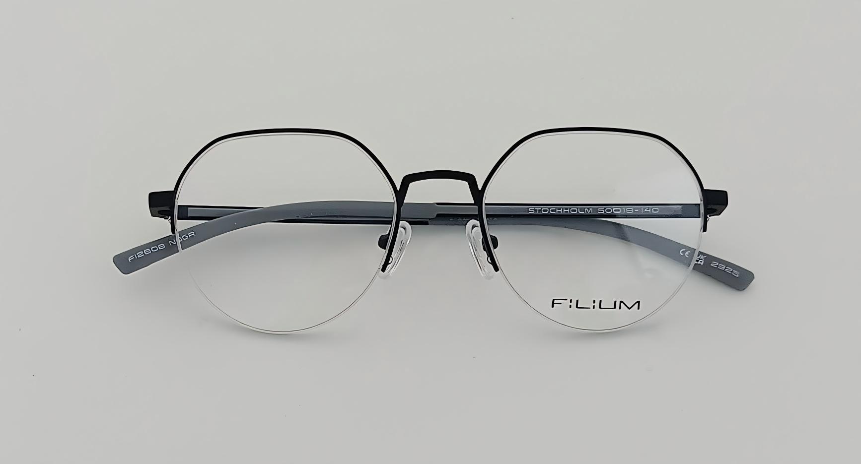 Filium FI 2608 Stockholm lunettes de vue noir gris