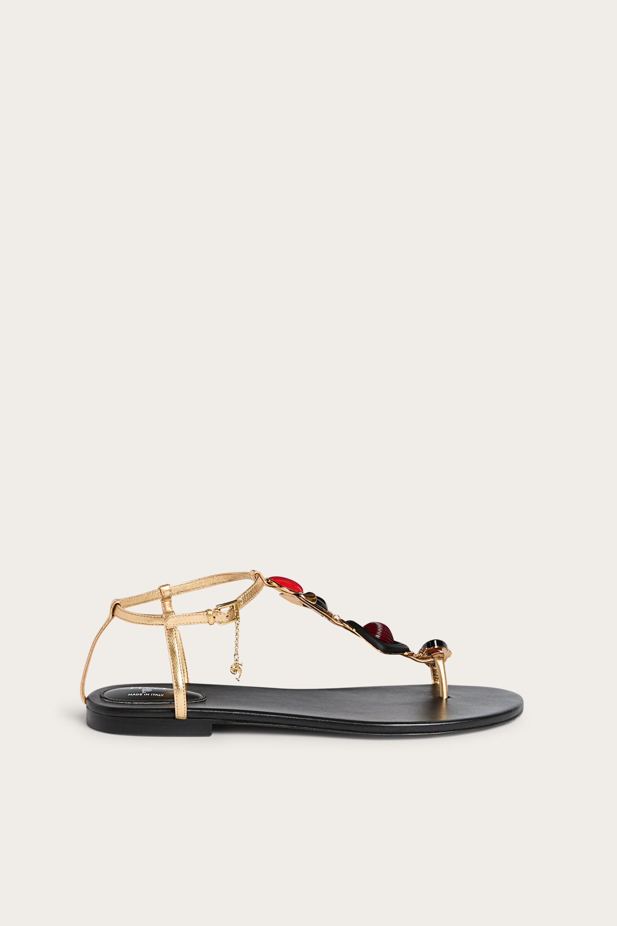 Emilio Pucci Sandales Bijoux Cuir Gold 37-40